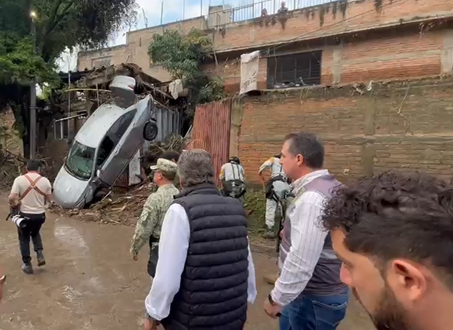 Recorrido en La Martinica tras lluvia