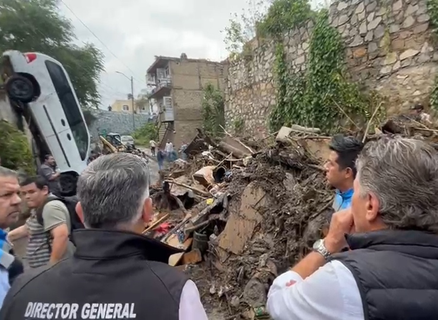 Afecta lluvia La Martinica en Zapopan