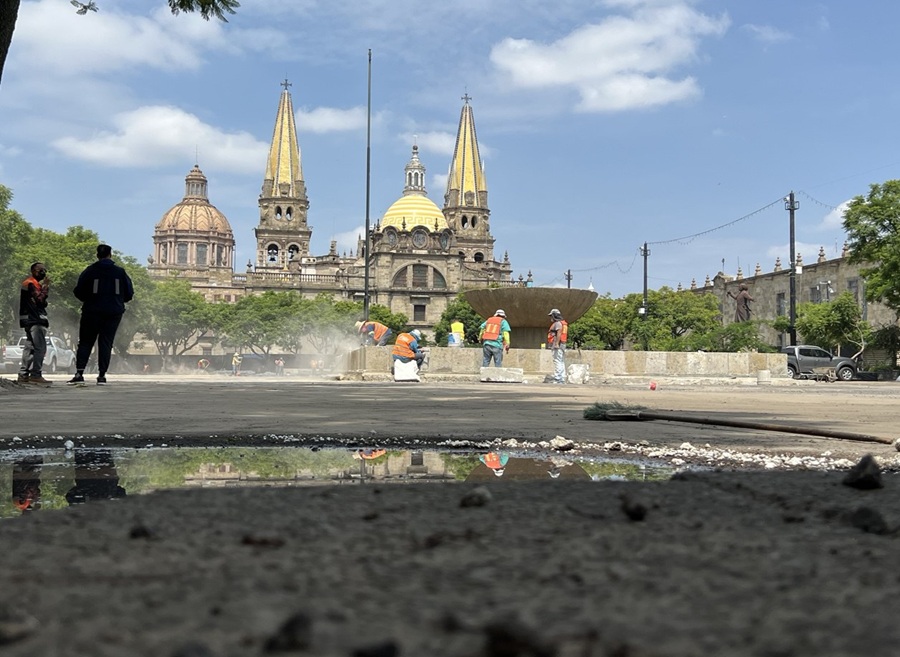 obras plaza de la liberación