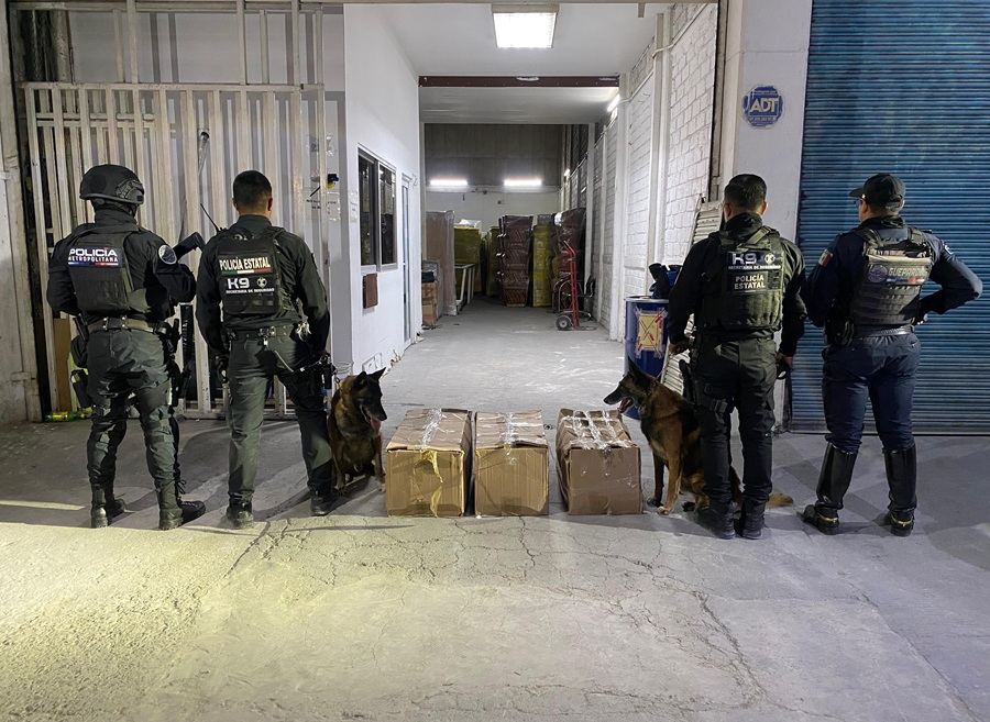 droga en cajas de jabón secretaría de seguridad