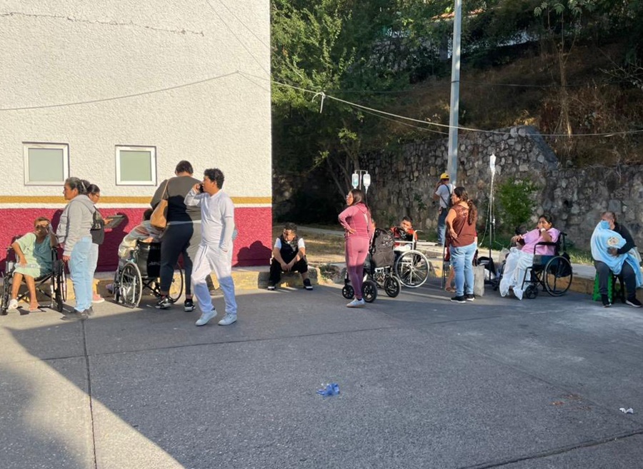 evacuación de pacientes por sismo en guerrero