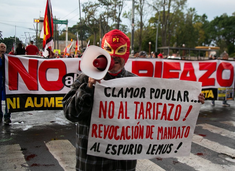 marcha repudio pt tarifazo transporte jalisco