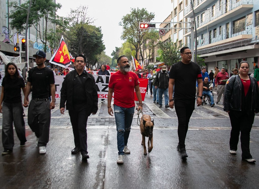 marcha repudio tarifazo transporte público organizada por PT