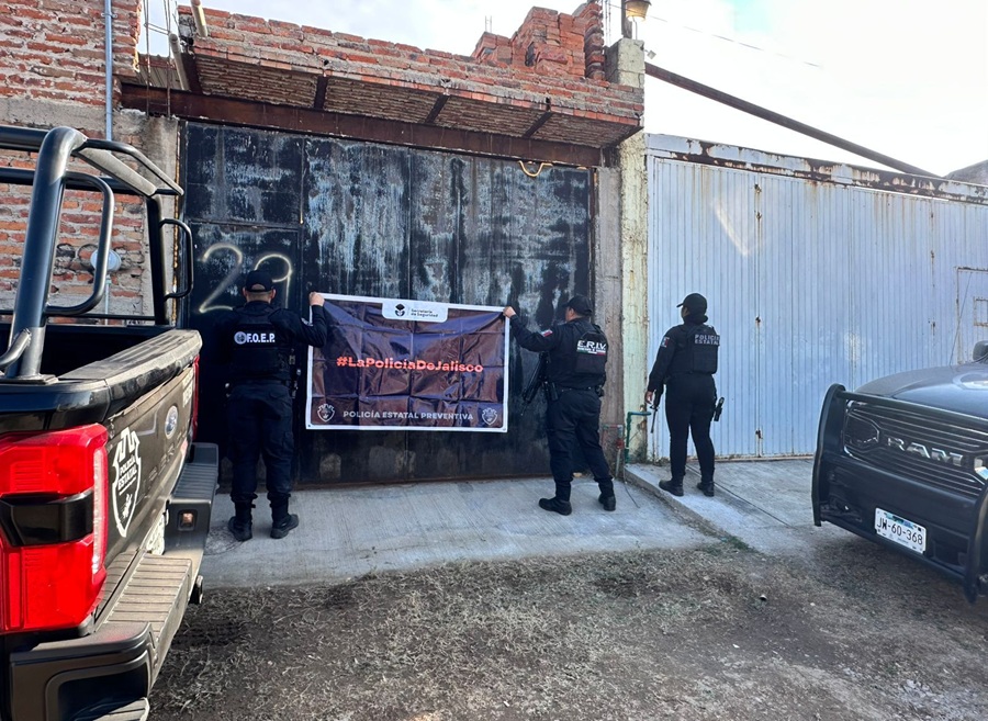 centro de remarcado de autos robados en tonalá, secretaría de seguridad policía del estado