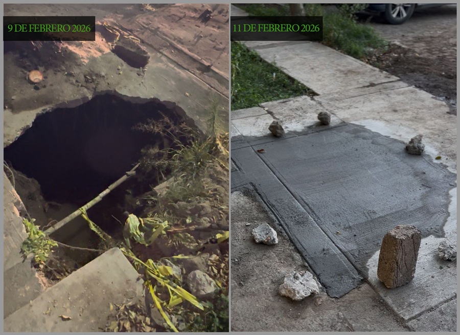 socavón en colonia miravalle de guadalajara