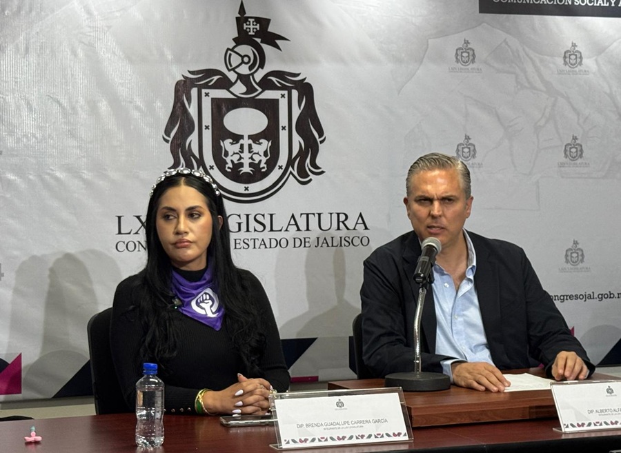 Brenda Carrera y Alberto Alfaro, diputados del Partido Verde en Congreso de Jalisco