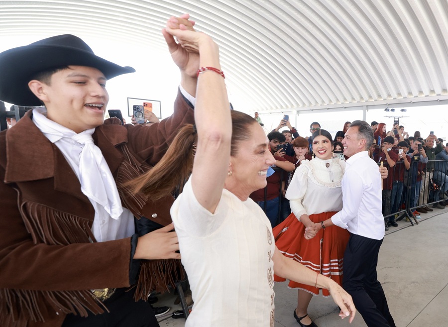 Claudia Sheinbaum, Presidenta de México, y Pablo Lemus, Gobernador de Jalisco.
