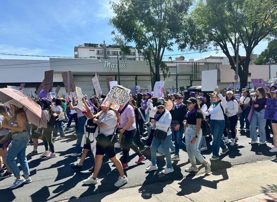 marcha 8M Guadalajara mujeres 2026