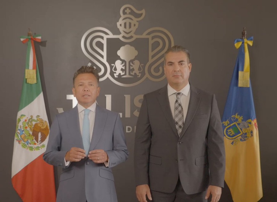 Pablo Lemus, Gobernador de Jalisco  
e Ismael Jáuregui Castañeda, nuevo titular del Siapa