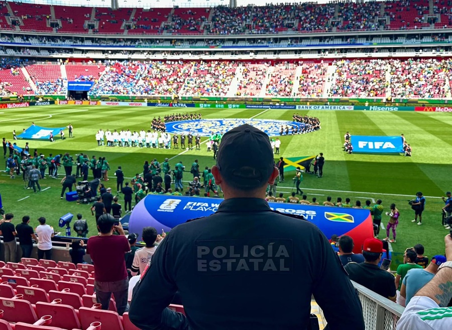 estadio guadalajara policía akron copa mundial