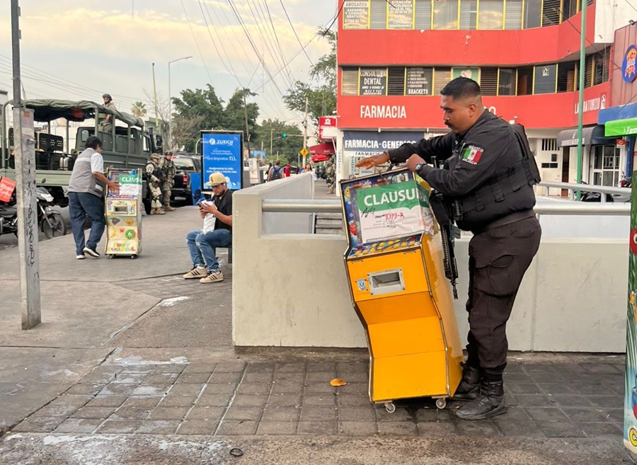 maquinas tragamonedas policía de jalisco guadalajara