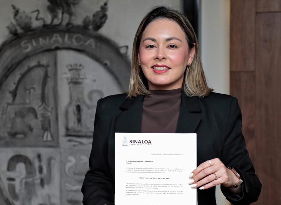yeraldine bonilla gobernadora interina de sinaloa