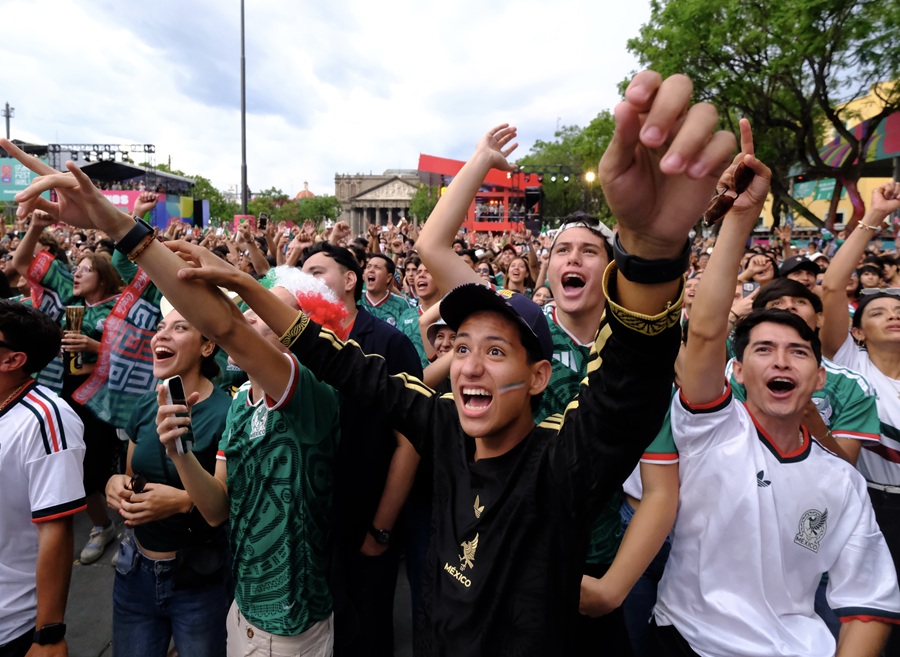celebran triunfo de méxico ante chequia