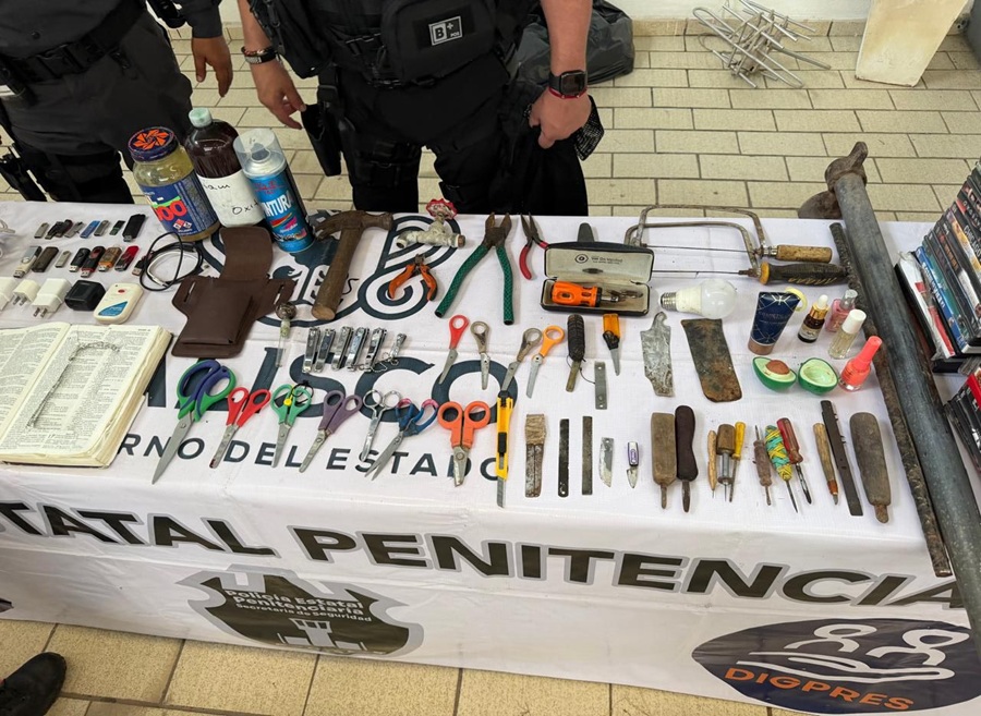 objetos prohibidos penal de puerto vallarta