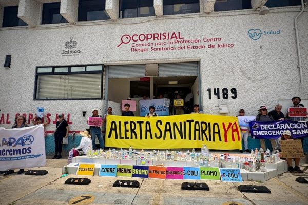 alerta sanitaria agua sucia siapa coprisjal
