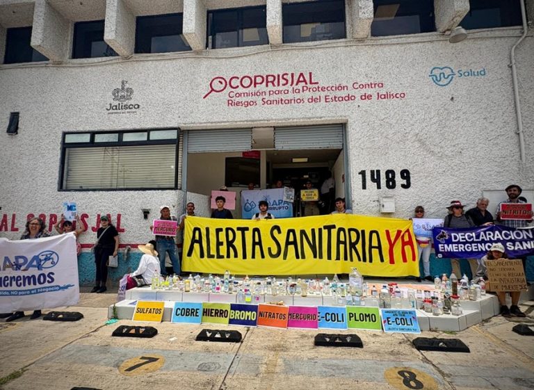alerta sanitaria agua sucia siapa coprisjal