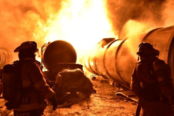 explosión pipas con diésel en El Salto