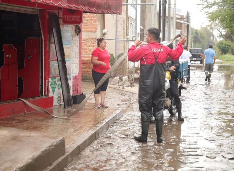 inunda lluvia casas en zapopan