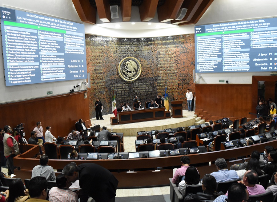 pleno del congreso de jalisco