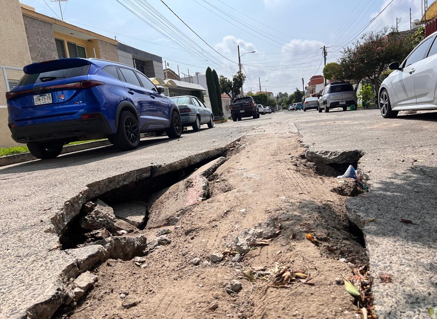 socavón colonia miraflores guadalajara