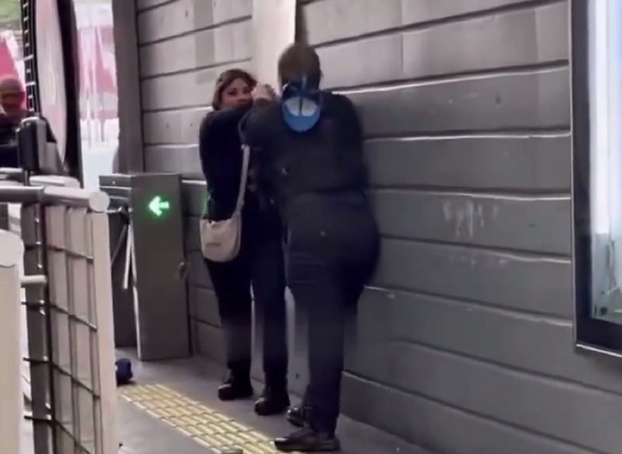 policías peleando cdmx