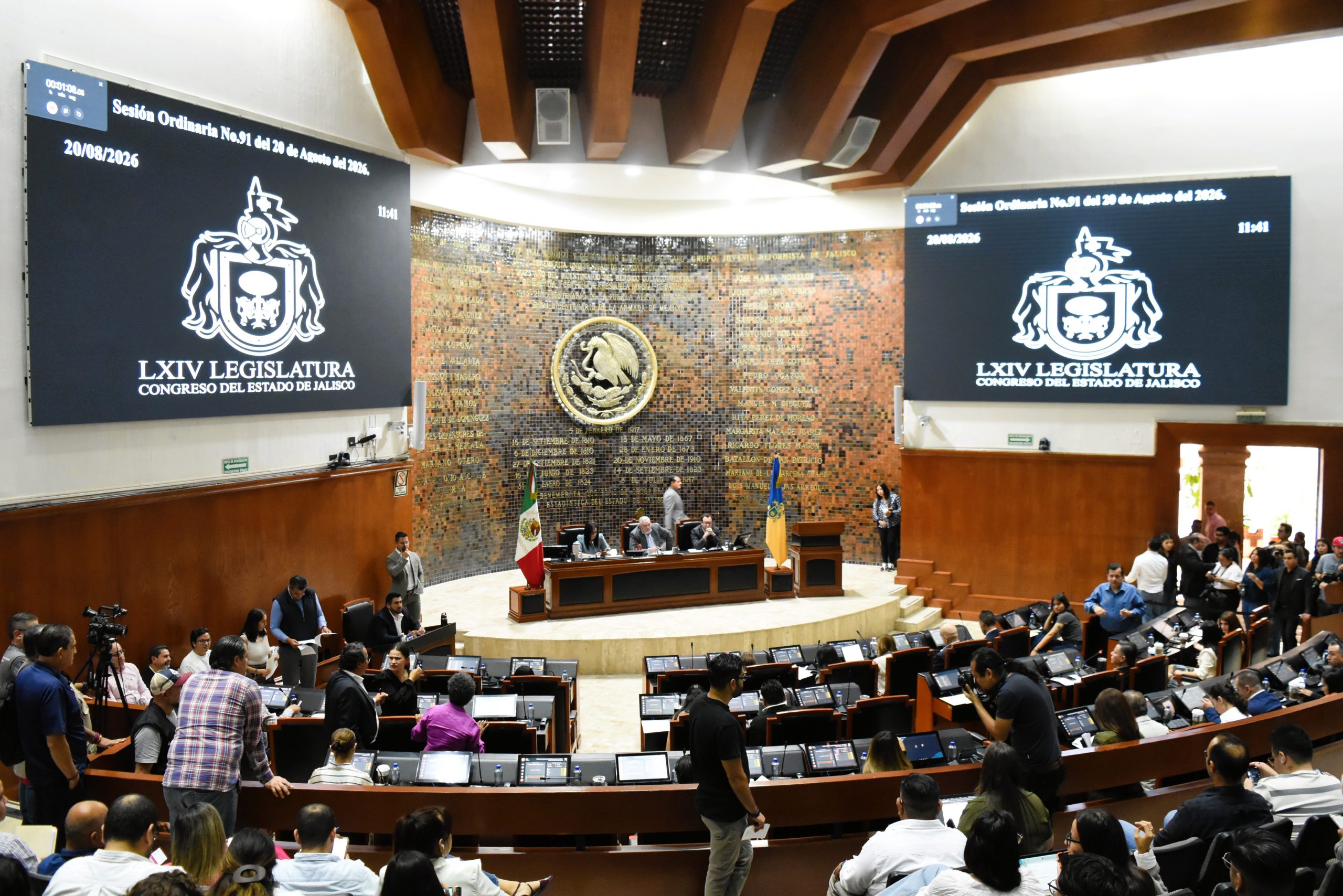 sesión de pleno del congreso de jalisco