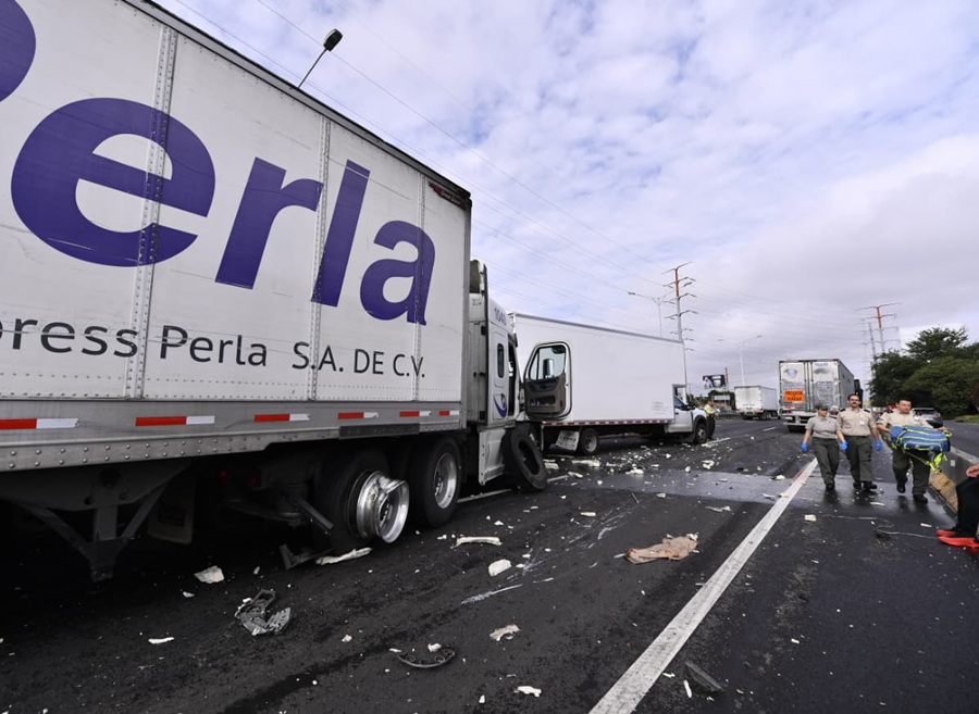 accidente carambola