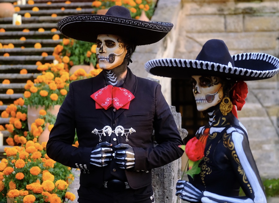 festival día de muertos catrines