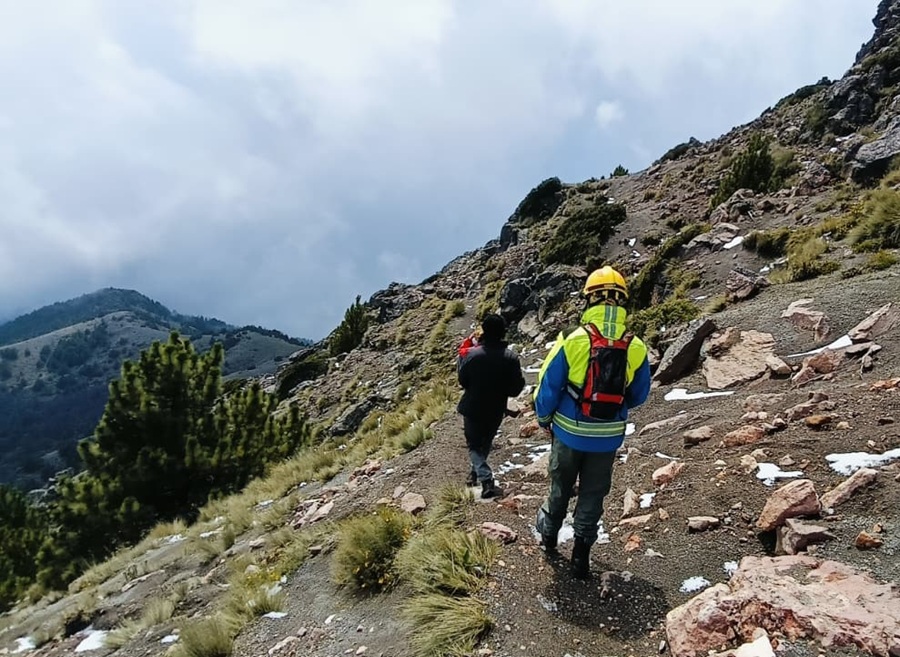 rescate en el nevado de colima 2